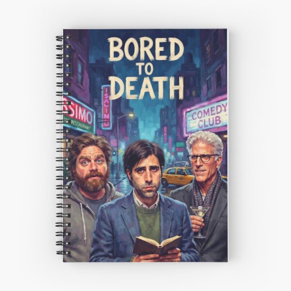 Item preview, Bored to Death Mystery Comedy Fine Art Tribute designed and sold by Art's Diner.