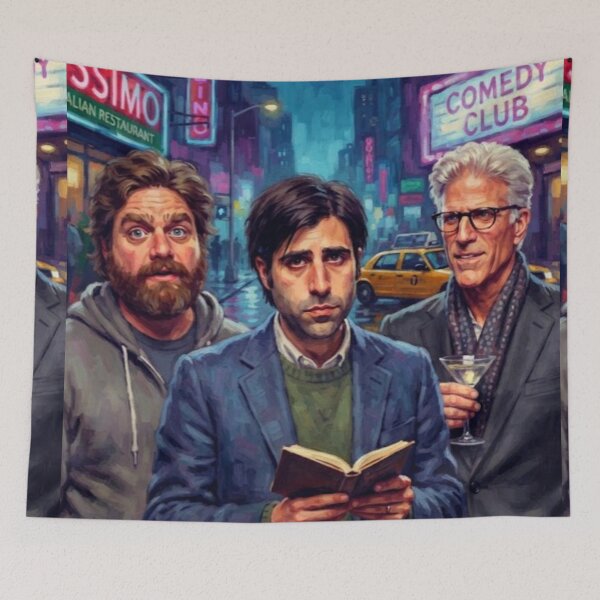 Item preview, Bored to Death Mystery Comedy Fine Art Tribute designed and sold by Art's Diner.