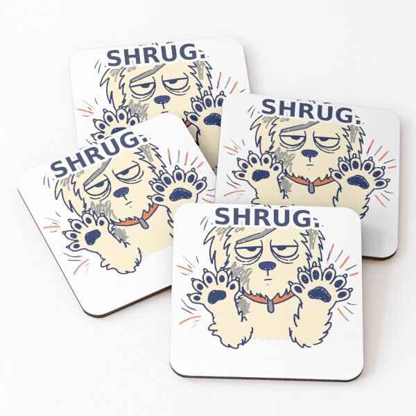 Item preview, Six Seven Shrug Funny Dog Sticker — Finger-Counting Dance Dog Decal designed and sold by ryleemaxwell.