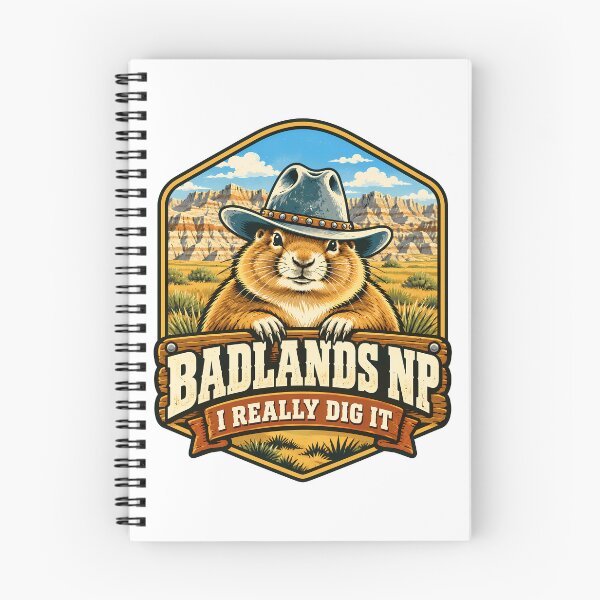 Item preview, Badlands National Park Prairie Dog Cowboy I Really Dig It designed and sold by Tammy Winand Arts.