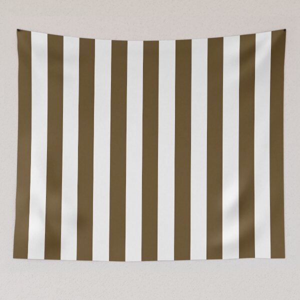 Item preview, Cabana stripes in brown and white designed and sold by RishabhArts1.