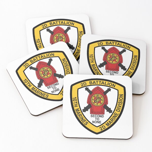Item preview, Official Insignia of the USMC 2d Battalion 10th Marines "Second to None"    designed and sold by CharlieDesings.