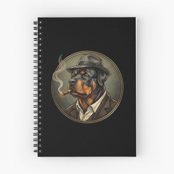 Item preview, Rottweiler as a 1920s speakeasy gangster designed and sold by 123ks.