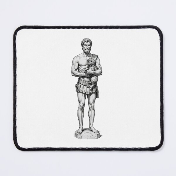 Item preview, God of Olympus. Zeus with a little dog. designed and sold by MagelliShop.