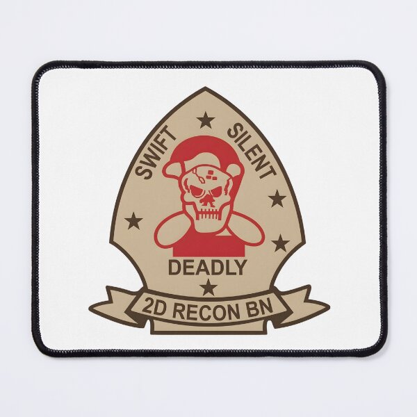 Item preview, Official Insignia of the USMC 2d Reconnaissance Battalion "Swift, Silent, Deadly"    designed and sold by CharlieDesings.