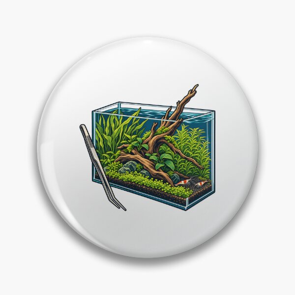 Item preview, Planted Aquarium Aquascaping Layout Art designed and sold by Philippa Shop.
