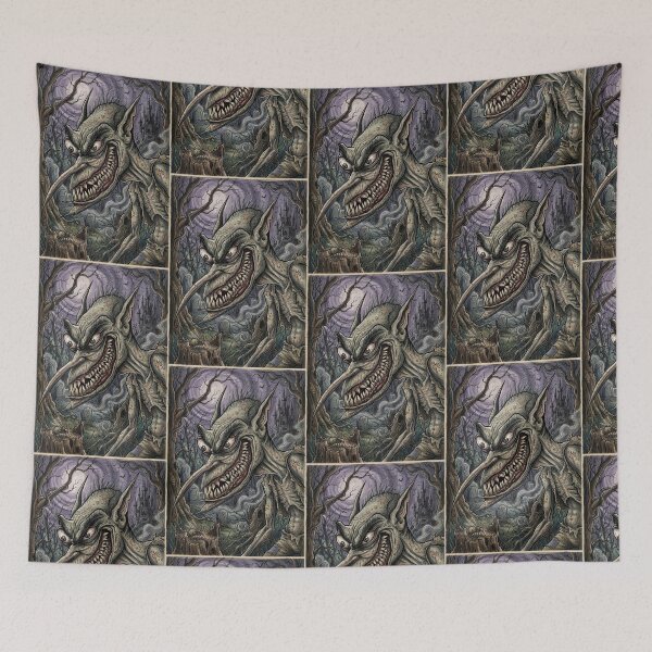 Item preview, Fantasy Goblin illustration designed and sold by Vintage Designs +.