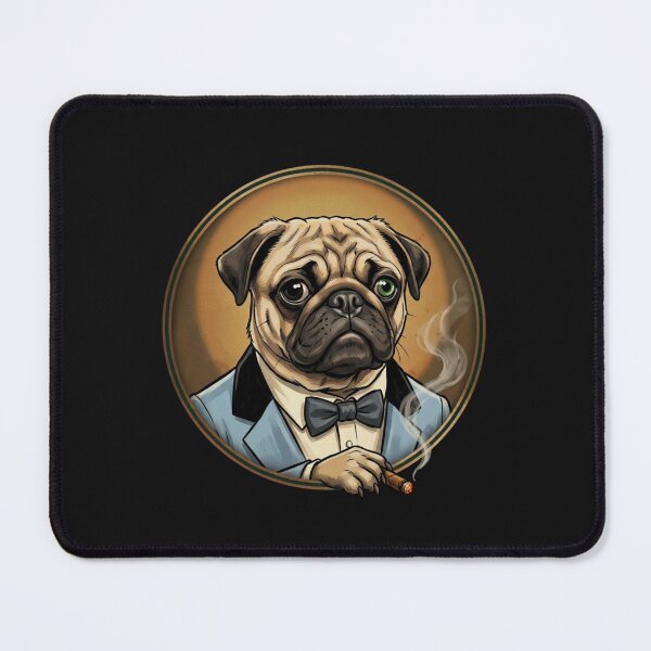 Item preview, Pug as a 1920s speakeasy gangster designed and sold by 123ks.