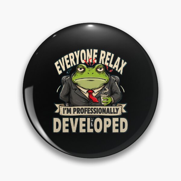 Item preview, Everyone Relax I'm Professionally Developed Sarcastic Animal Meme designed and sold by Redgiant87x.