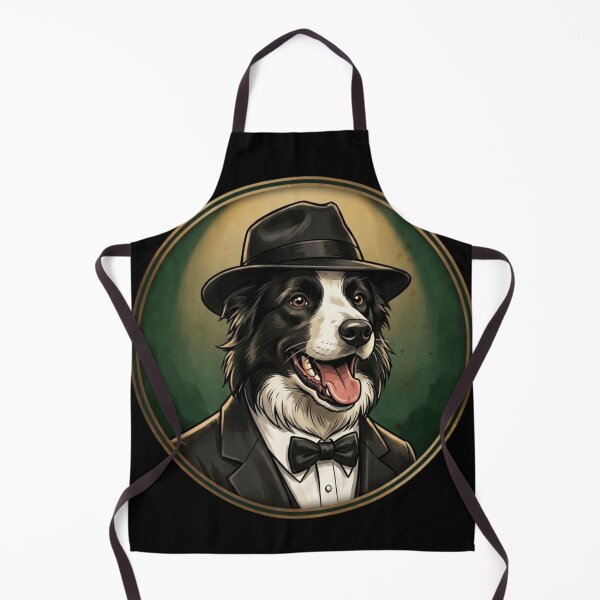 Item preview, Border Collie como un gánster de un bar clandestino de los años 20 designed and sold by 123ks.