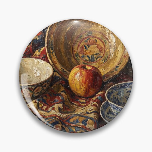 Item preview, Gold Rust Still Life Oil Painting designed and sold by ArtlightStudio.