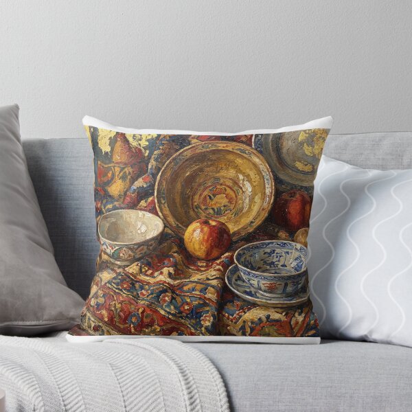 Item preview, Gold Rust Still Life Oil Painting designed and sold by ArtlightStudio.