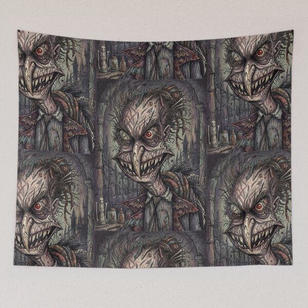 Item preview, Evil monstrous professor of darkness designed and sold by Vintage Designs +.