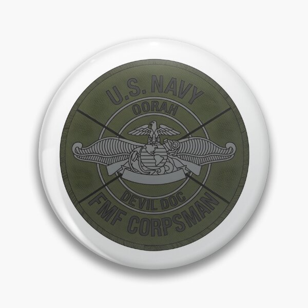 Item preview, Official Insignia of the U.S. Navy FMF Corpsman "Devil Doc"    designed and sold by CharlieDesings.