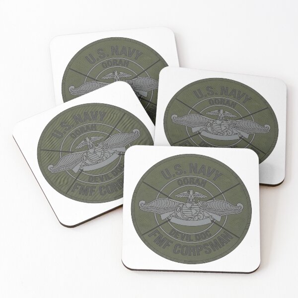 Item preview, Official Insignia of the U.S. Navy FMF Corpsman "Devil Doc"    designed and sold by CharlieDesings.