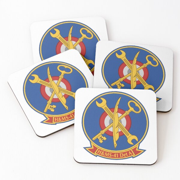 Item preview, Official Insignia of USMC H&MS-41 Detachment A (Headquarters and Maintenance Squadron 41)    designed and sold by CharlieDesings.