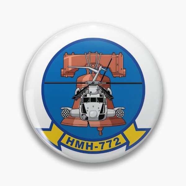 Item preview, Official Insignia of USMC Marine Heavy Helicopter Squadron 772 (HMH-772) "Hustlers"    designed and sold by CharlieDesings.