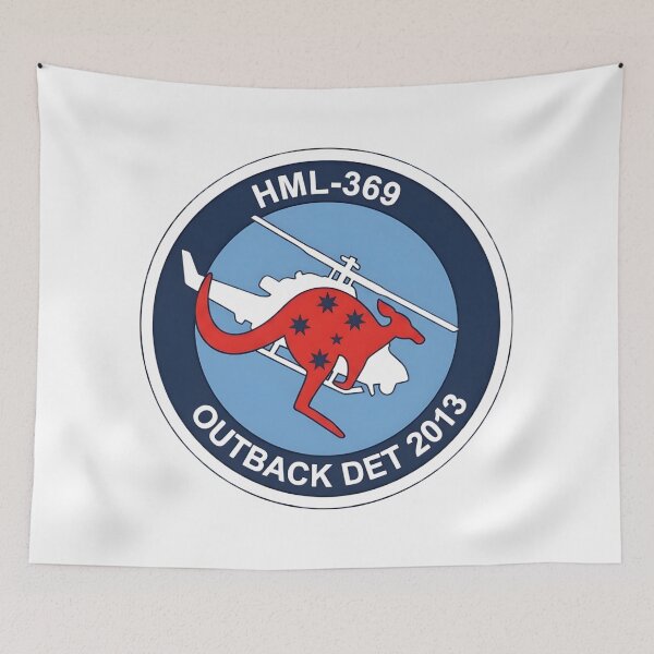 Item preview, Official Insignia of USMC HML-369 "Outback Det 2013" Deployment    designed and sold by CharlieDesings.