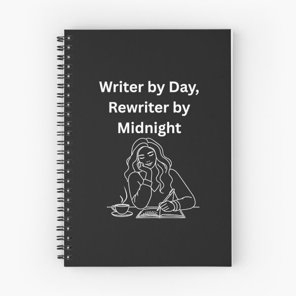 Aperçu de l'œuvre Writer by Day, Rewriter by Midnight créée et vendue par Bubpat.