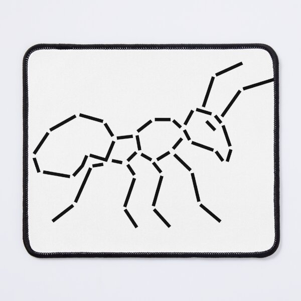 Item preview, Geometric Ant – Minimalist Insect Line Art designed and sold by matybrak.