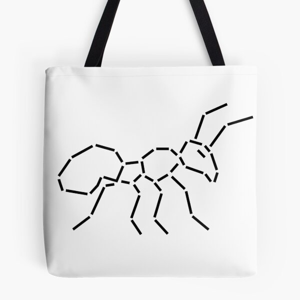Item preview, Geometric Ant – Minimalist Insect Line Art designed and sold by matybrak.