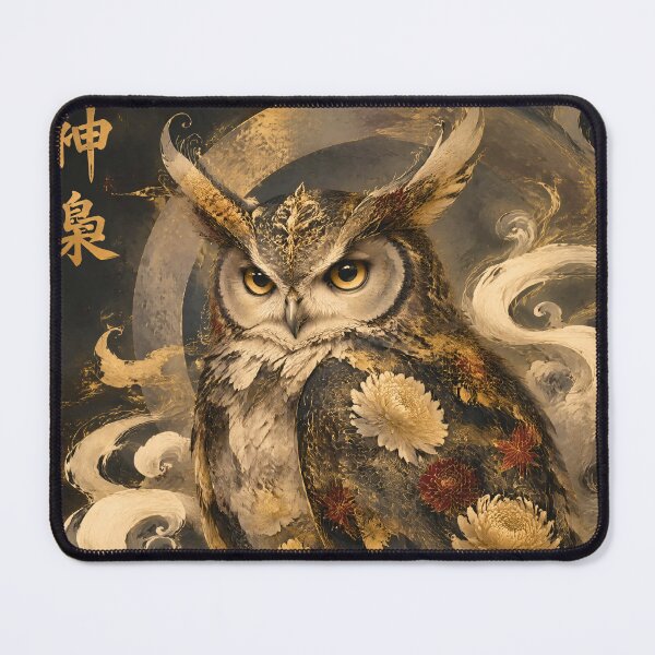 Item preview, Divine Owl Sage | Japanese Shinto Owl Spirit & Sacred Bird Art designed and sold by kaxymax.