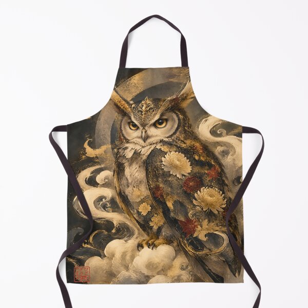 Item preview, Divine Owl Sage | Japanese Shinto Owl Spirit & Sacred Bird Art designed and sold by kaxymax.