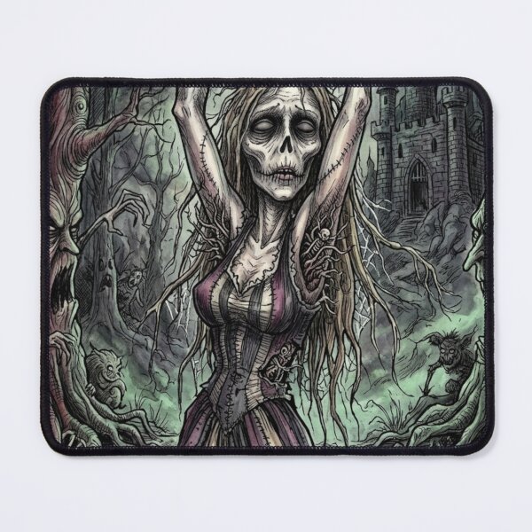 Item preview, Mujer zombi evolucionada, monstruo, posando para la foto. designed and sold by Vintage Designs +.