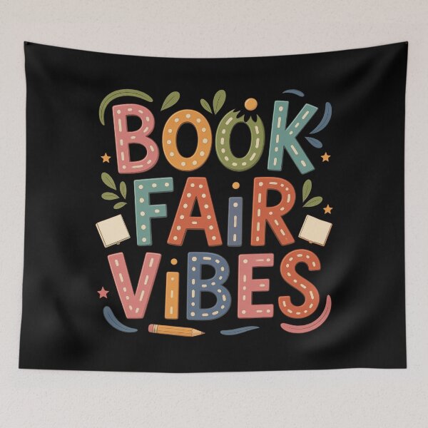 Item preview, Book Fair Vibes designed and sold by Positive&FunnyThings.