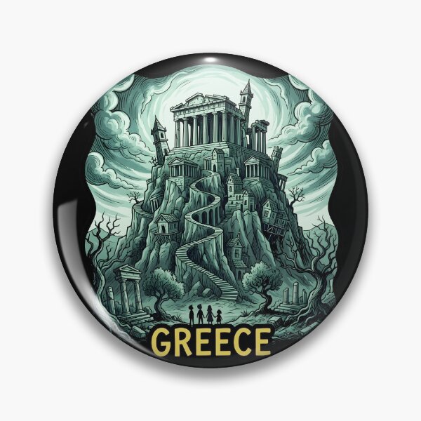 Item preview, Fantasy Greece: Ancient Temple Ruins designed and sold by EdwinkOne.