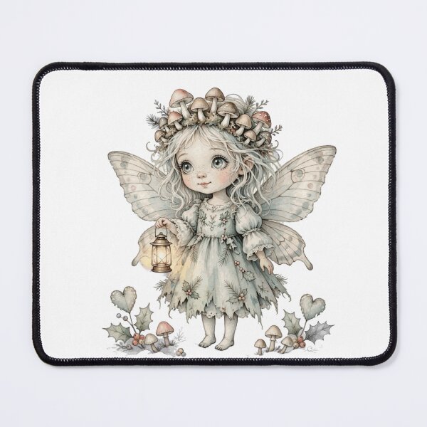 Item preview, Christmas Fairy Mushroom Lantern Winter designed and sold by Faelottie.