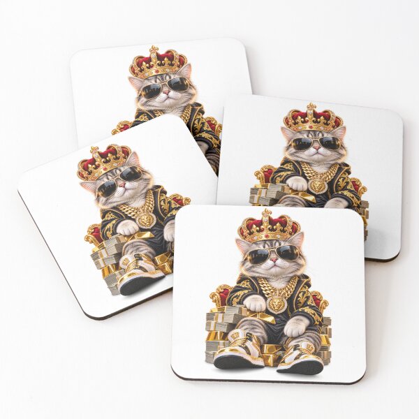 Item preview, Royal Rich Cat King designed and sold by AchraffPrint.