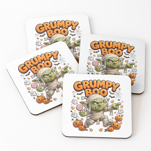 Item preview, Grumpy Boo Cute Halloween Mummy Goblin Design designed and sold by Ancient Egypt treasures.