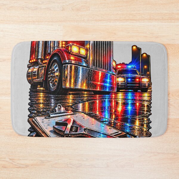 Item preview, Red Rig Trucker & Police Pursuit designed and sold by NomadForge.