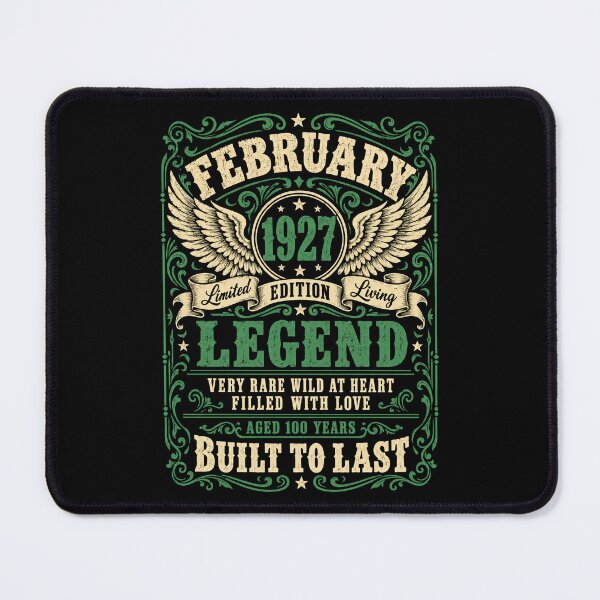 Item preview, February 1927 Legend – Vintage 100th Birthday, Aged 100 Years designed and sold by G350.