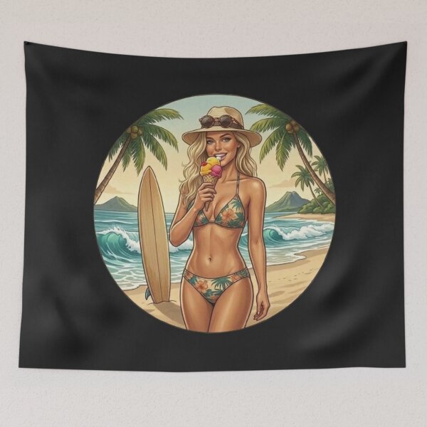 Item preview, "Retro Glamour: Charm and Audacity of Pin-Ups” designed and sold by CHRIST5000.