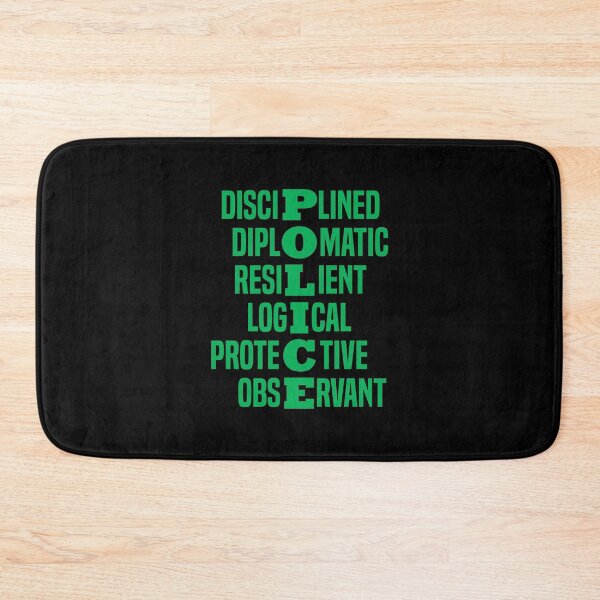Item preview, Police - Crossword Typographic Design designed and sold by Vector-Artist.