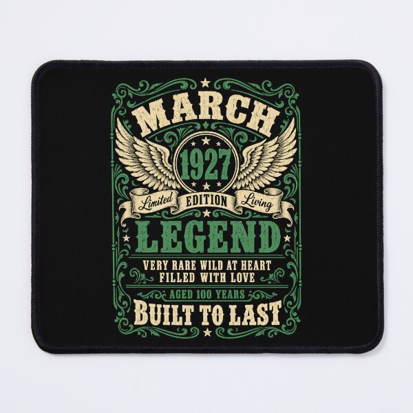 Item preview, March 1927 Legend – Vintage 100th Birthday, Aged 100 Years designed and sold by G350.