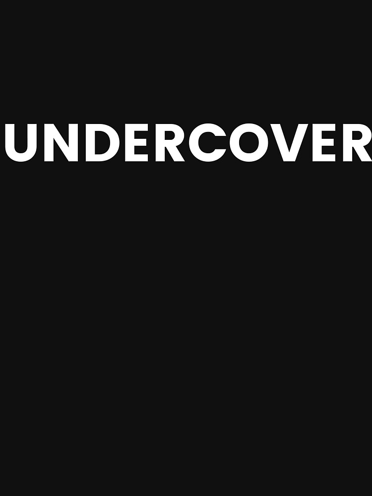 Undercover Cop Shirt - Under Cover Police FBI Agent Costume Undercover Cop Shirt - Under Cover Police FBI Agent Costume