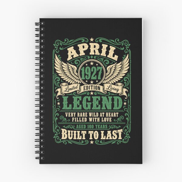 Item preview, April 1927 Legend – Vintage 100th Birthday, Aged 100 Years designed and sold by G350.