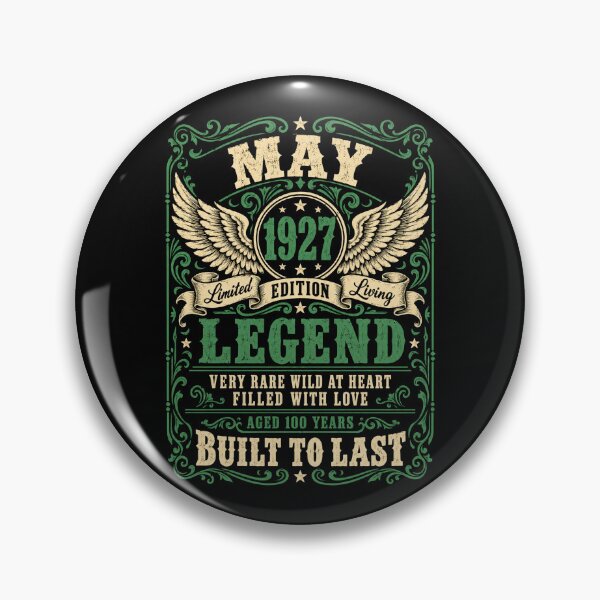 Item preview, May 1927 Legend – Vintage 100th Birthday, Aged 100 Years designed and sold by G350.