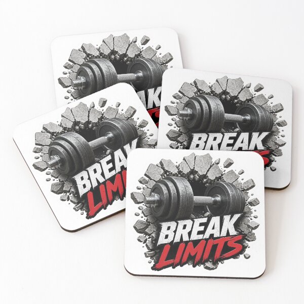 Item preview, Break Your Limits Motivational Dumbbell Sticker designed and sold by Stylestickers55.