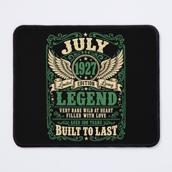 Item preview, July 1927 Legend – Vintage 100th Birthday, Aged 100 Years designed and sold by G350.