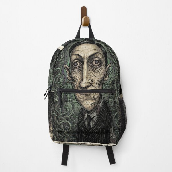 Item preview, H.P Lovecraft portrait illustration designed and sold by Vintage Designs +.