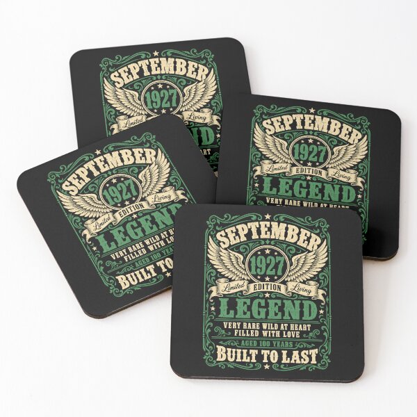 Item preview, September 1927 Legend – Vintage 100th Birthday, Aged 100 Years designed and sold by G350.