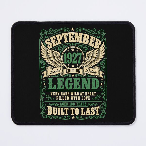Item preview, September 1927 Legend – Vintage 100th Birthday, Aged 100 Years designed and sold by G350.
