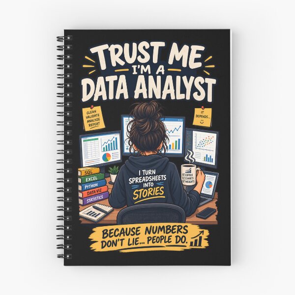 Item preview, Trust Me, I'm a Data Analyst – Funny Data Analytics designed and sold by SidTastic .