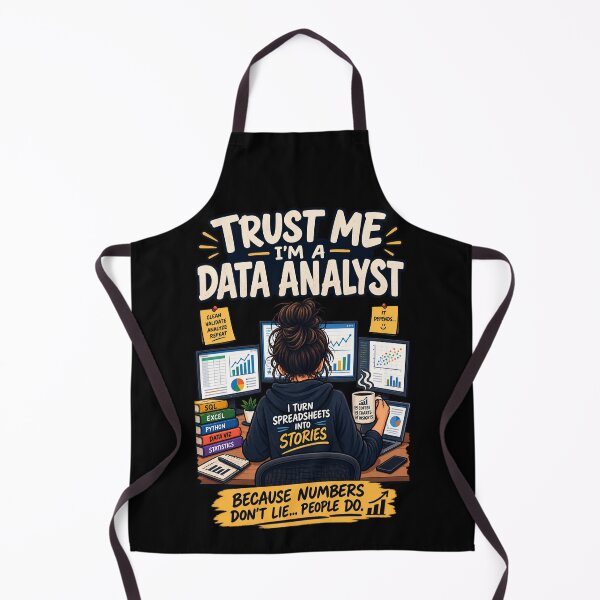 Item preview, Trust Me, I'm a Data Analyst – Funny Data Analytics designed and sold by SidTastic .