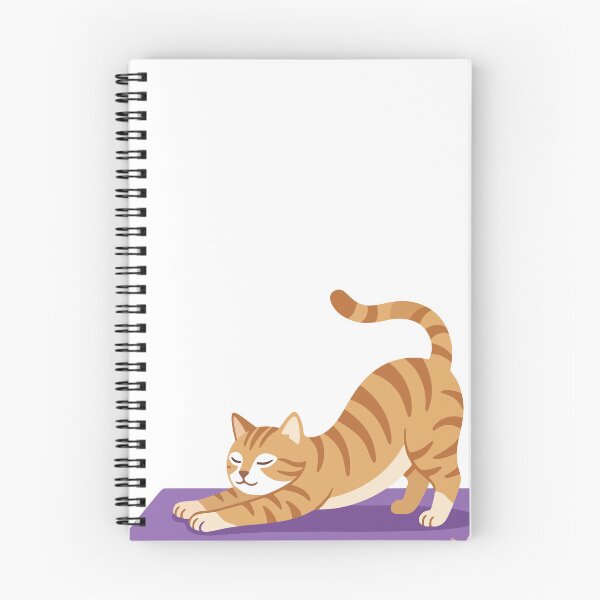 Item preview, Cute Orange Tabby Cat Doing Yoga Pose designed and sold by AIG - Andrei Ilie Graphics.
