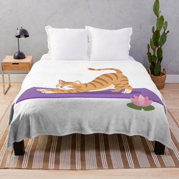 Item preview, Cute Orange Tabby Cat Doing Yoga Pose designed and sold by AIG - Andrei Ilie Graphics.